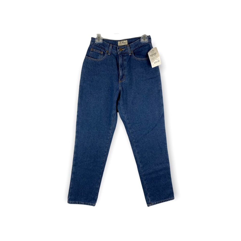 L.L. Bean Mom Jeans 2012 Flannel Lined Double L Jeans